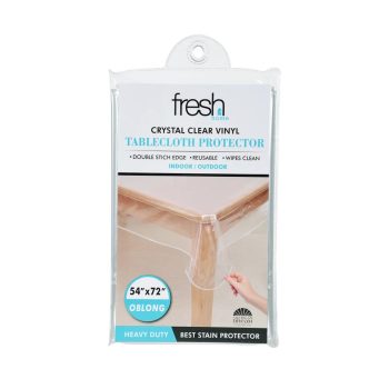 52X72 OBLONG 4G PVC TABLE CLOTH PROTECTOR