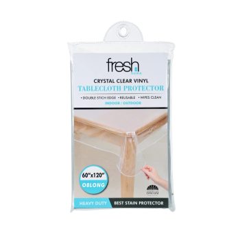 60X120 OBLONG 4G PVC TABLECLOTH PROTECTOR