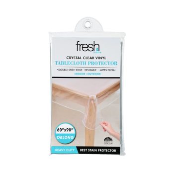 60X90 OBLONG 4G PVC TABLECLOTH PROTECTOR