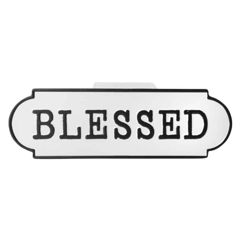 16X5 BLESSED EMAMEL SIGN