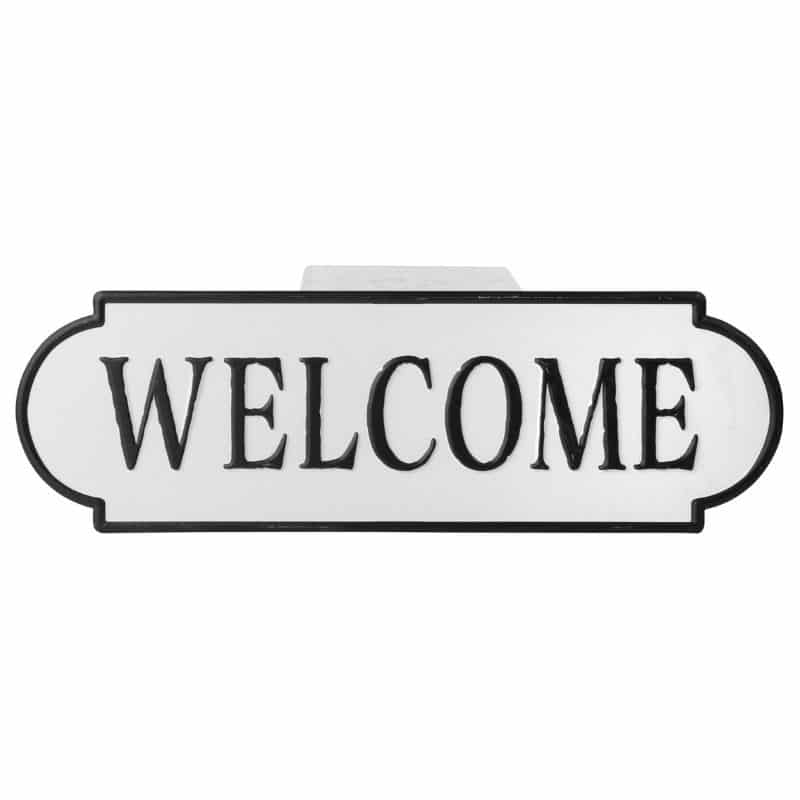 16X5 ENAMEL WELCOME SIGN