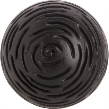 5" BLACK RESIN ORB