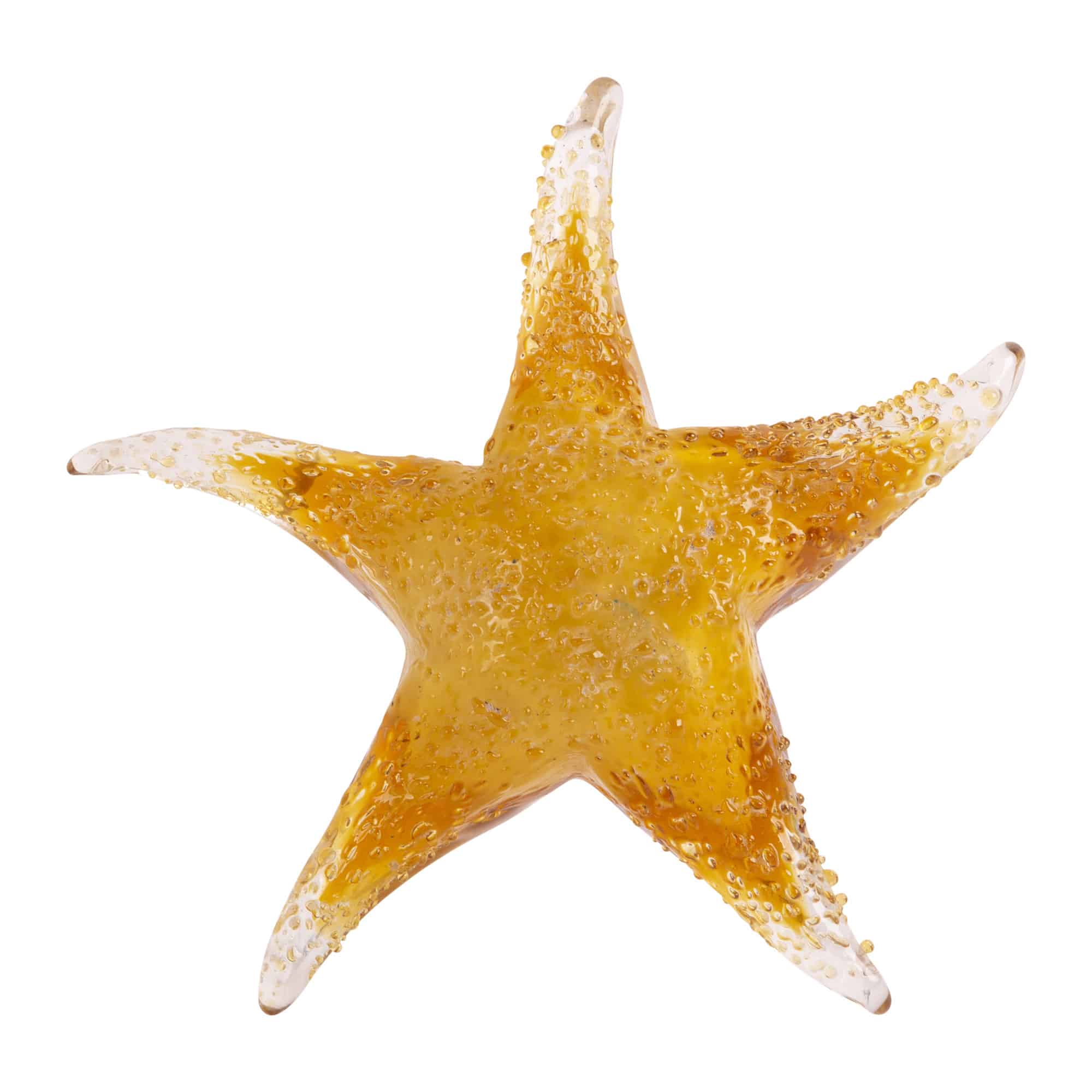 6" AMBER GLASS STARFISH - Image 3