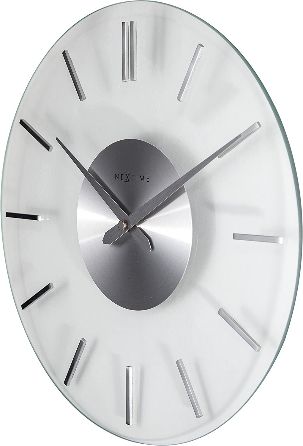STRIPE GLASS WALL CLOCK NEXTIME