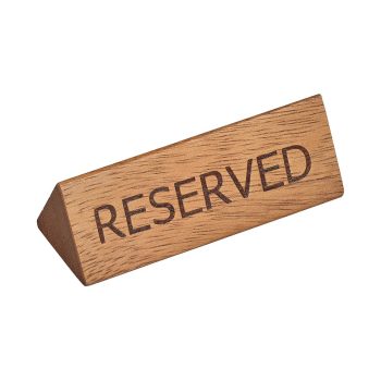 RESERVED SIGN LACQUERED ACACIA TALA
