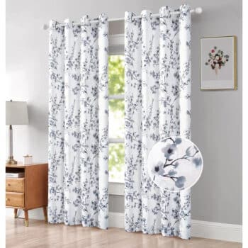 CURTAIN WHITNEY GREY 84" GROMMET